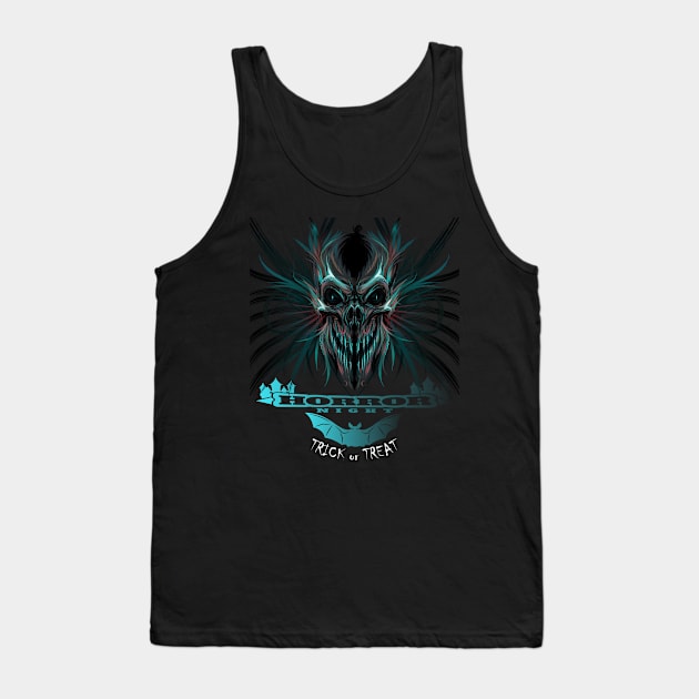 Trick or Treat Halloween | Halloween Horror Tank Top by What.A.Glory